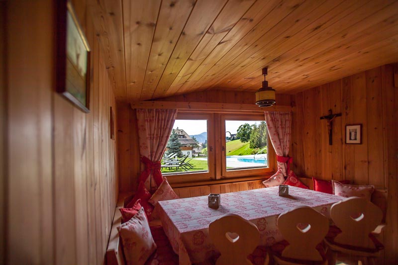 Swimming Pool And Garden Garni Petra In Selva Val Gardena Dolomites